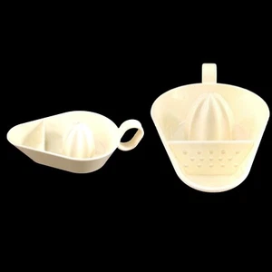 2 X Lemon Squeezer Melamine Manual Juicer Citrus Hand Press Orange Juice Maker - Picture 1 of 1