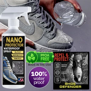 WATER REPELLENT SPRAY SHOES BOOTS NUBUCK Ugg BOOTS NANO PROTECTION STAIN BLOCKER - Picture 1 of 14