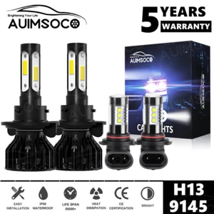 LED Headlight + Fog Light Bulbs For Ford F-250 F-350 F-450 Super Duty 2005-2020 - Picture 1 of 12