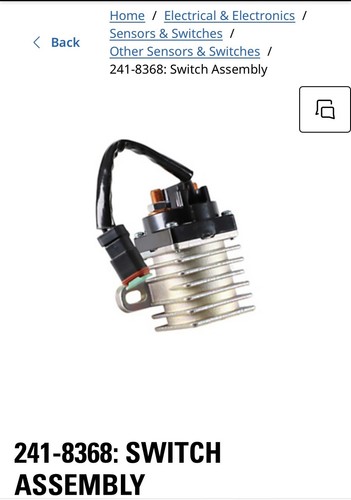 CATERPILLAR CAT MA SWITCH ASSEMBLY 2418368, 241-8368 | eBay