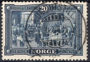 5331 Noruega 1914, NK 116 SON Jubileumsutstillingen 10 VII 14 (sello especial) - Imagen 1 de 1