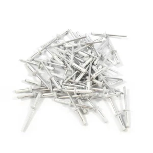 Box of 250 Exploding White Finish 3/16" Dia. Small Head Aluminum Rivets - Bild 1 von 3