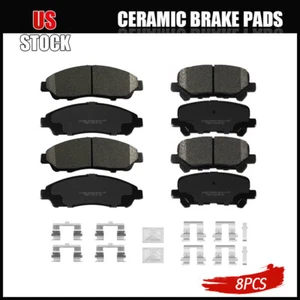 Front & Rear Ceramic Disc Brake Pads Kit for Honda Pilot, Acura MDX ZDX - Bild 1 von 6
