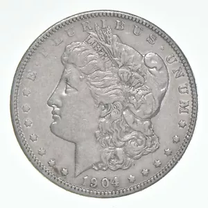 VF 1904 (P) Morgan Silver Dollar (1 coin) - Picture 1 of 5