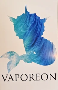 Vaporeon - Pokemon Wall Art Print High Gloss 11 in x 17 in - Picture 1 of 1