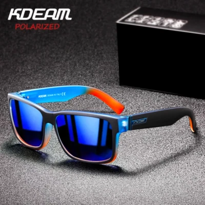 KDEAM Men Women Polarized Sport Sunglasses Square Driving Fishing Glasses New - Image 1 of 4