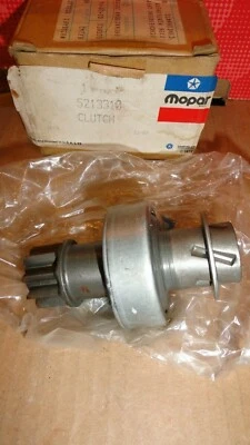NOS 1980s CHRYSLER DODGE PLYMOUTH STARTER DRIVER 5213310 DAYTONA LEBARON MOPAR - Image 1 of 2
