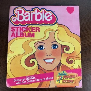 Barbie Mattel Sticker Album 1983 Vintage Collector Trade book Dream Dress Up - Picture 1 of 12