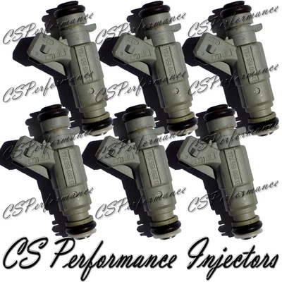 Juego de inyectores de combustible Bosch OEM para 98-00 Mercedes-Benz ML320 3.2 V6 Foto 1 de 4