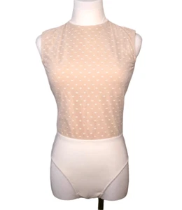 Leotardo corpiño Balera Dance Performance White Point D'Esprit MT10549 adulto mediano - Imagen 1 de 10