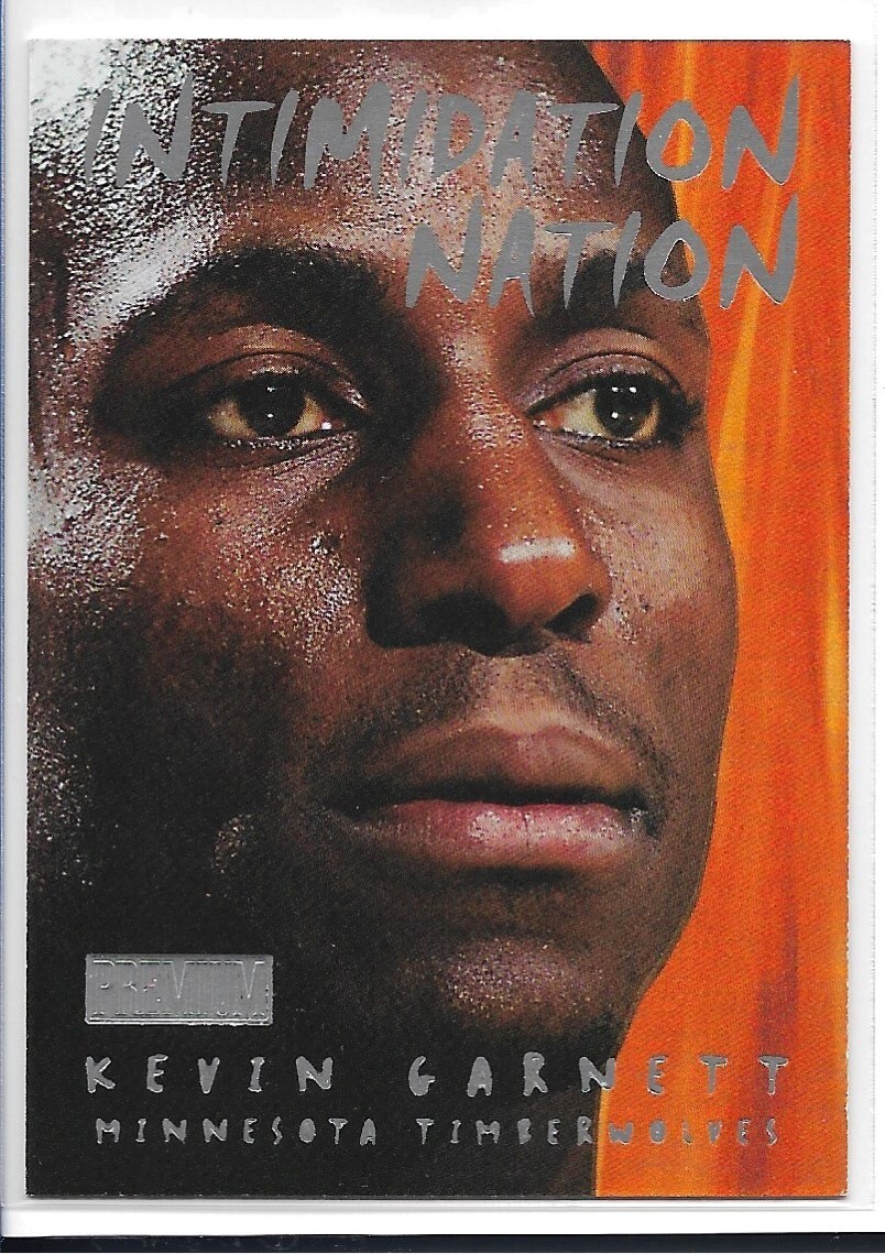 1998-99 Skybox Premium Intimidation Nation Kevin Garnett Very RARE WOLVES CELTIC