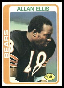 1978 Topps A Allan Ellis #132 NM-MT / Better Chicago Bears