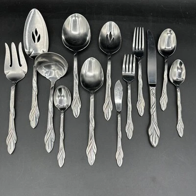 Oneida Eden Acero Inoxidable “Stock Abierto” Tenedor Cuchara Servir Cuchara Cena Envío Gratis Foto 1 de 4