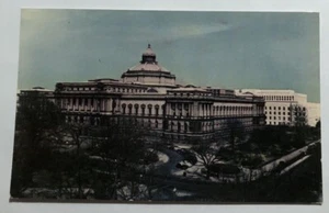 La Biblioteca del Congresso Washington DC. Cartolina (P1) - Foto 1 di 2