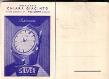 VOLTURINO NON VIAGGIATA PUBBLICITA' OROLOCIO SILVER  OCCASIONE