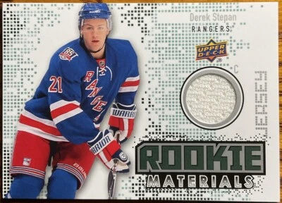 2010-11 Upper Deck Rookie Materials Derek Stepan #RM-DS New York Rangers - Image 1 of 2