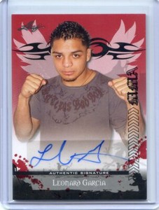 2010 LEAF MMA UFC AUTO AUTOGRAPH LEONARD GARCIA 
