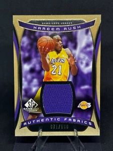 Parche Hakeem Rush 2004-05 SP Telas Auténticas Dorado Usado en Juegos/100 #AF-KR Lakers - Imagen 1 de 2