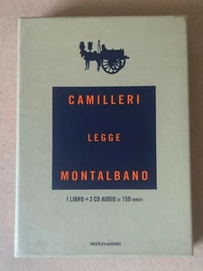 CAMILLERI LEGGE MONTALBANO 1 libro + 2 cd audio - Mondadori 2002 - Picture 1 of 4