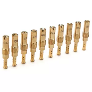 Kit de chorro lento piloto carburador de 10 piezas para PWK Mikuni OKO Keihin KOSO Carb #32-#55 - Imagen 1 de 11