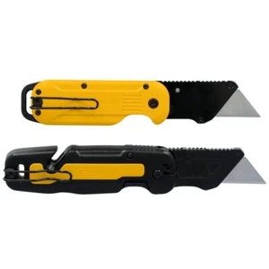 Juego de cuchillos utilitarios plegables Dewalt Push and Flip, paquete de 2, duraderos y fáciles de usar mejor - Imagen 1 de 15
