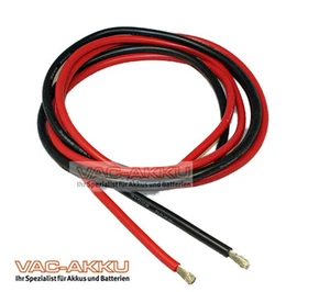 Cable de silicona de 0,75 mm2 / Cable de silicona rojo o negro altamente flexible - Imagen 1 de 1