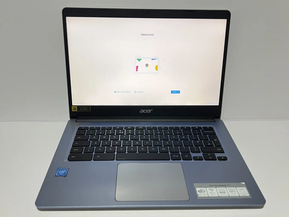 Acer Chromebook CB314-1H Model N19Q2 14" Screen Chrome OS Laptop - Image 1 of 4
