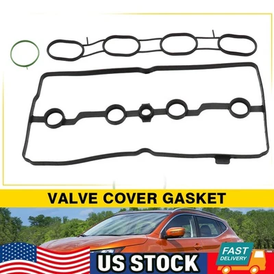 Juego de juntas de cubierta de válvula X3 para Nissan NV200 2013-19 2017-19 Nissan Sentra Rogue H Foto 1 de 4