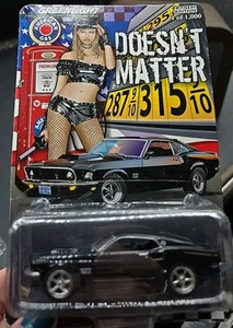 Greenlight Doesn't Matter, MPG 1969 Mustang Boss 429 Black DIECAST Car - Picture 1 of 5