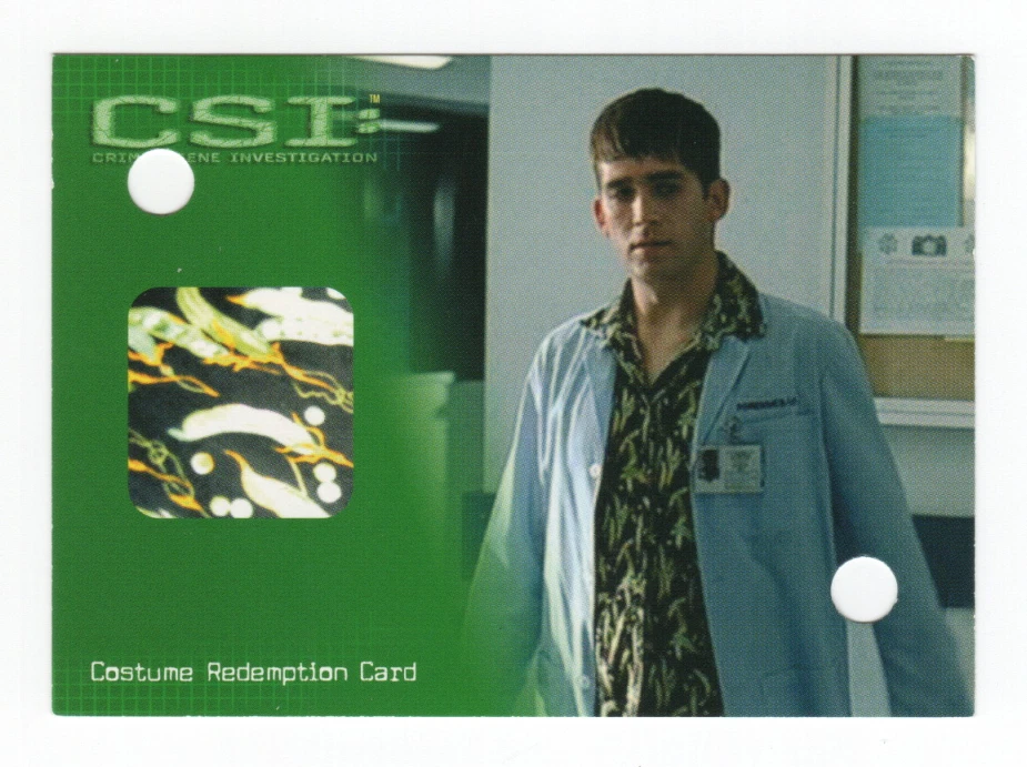 CSI Series 1 2004 CSI-C3 Costume Redemption Card - Image 1 of 4