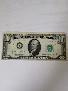 10 dollar off set birthday note-10/1/63=1/10/67=1/01/63=10/7/56 - Picture 1 of 2