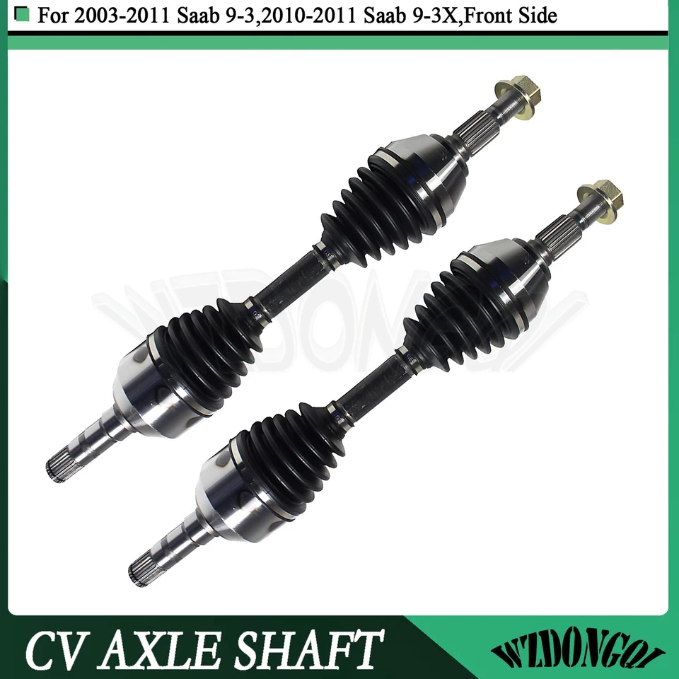 2x Conjunto de eje articulado CV delantero para Saab 9-3 9-3X 2,0 L 2,8 L Turbo 2003-11 Foto 1 de 4