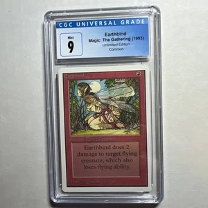 MTG Unlimited Earthbind CGC 9  MINT   1993 - Picture 1 of 4