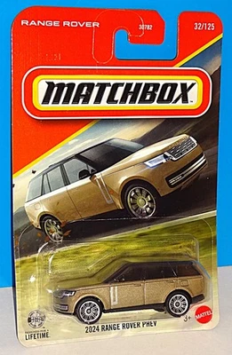 Matchbox 2025 MBX Road Trip #32 2024 Range Rover PHEV Mtflk Gold - Image 1 of 3
