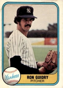 1981 Fleer #88 Ron Guidry New York Yankees - Picture 1 of 2