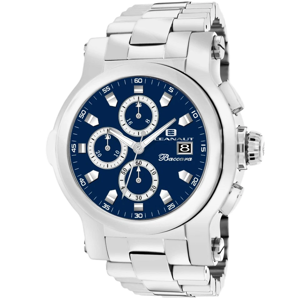 Reloj Oceanaut Baccara XL esfera azul marino para hombre - OC0822 Foto 1 de 1