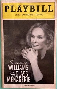 The Glass Menagerie Playbill Jessica Lange Christian Slater Fingerabdrücke Falte - Bild 1 von 1