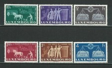 OFFERTA!!! 1951 LUSSEMBURGO - Serie nuova completa di 6 valori gomma integra
