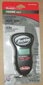 New Berkley Brand 50 LB Digital Portable Fish Scale / Factory Sealed - Picture 1 of 2