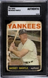 1964 Topps #50 Mickey Mantle SGC Authentic New York Yankees - Bild 1 von 2