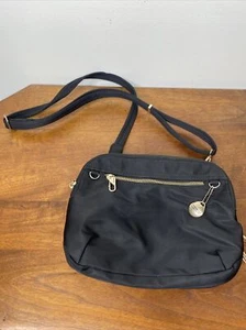 Travelon Black Cross body Messenger Bag Purse Handbag Crossbody Travel Zip Pocke - Picture 1 of 10