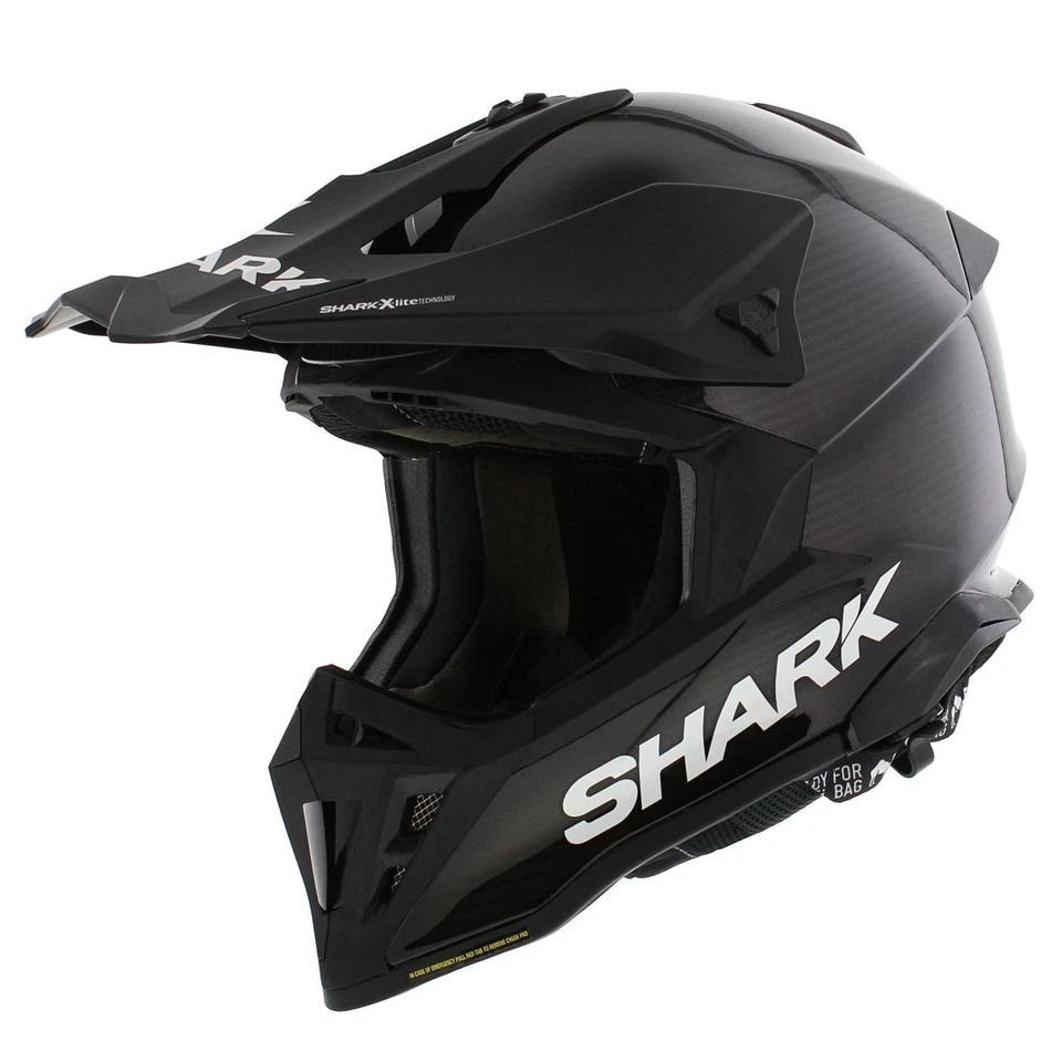 Shark Varial RS Carbon Skin DWD - Professional lightweight gloss carbon black...