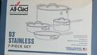 ALL CLAD D3 STAINLESS STEEL 7 PIECE COOKWARE SET - #4077 R 
