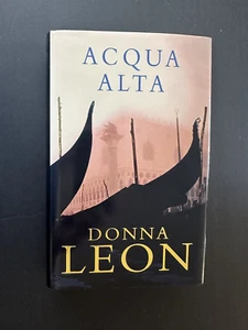 Acqua Alta 1st edition UK the 5th Commissario Guido Brunetti mystery  (Signed) - Picture 1 of 7