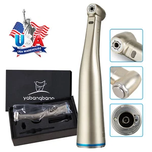 Dental 1:1 Slow Contra angle LED Fiber Optic Handpiece NSK Style Electric Motor - Picture 1 of 10