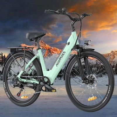 HILLMILES 26 Zoll E-Citybike 25km/h Electric Bike 36V 13AH Moped Pendler E-Bike EMTB New