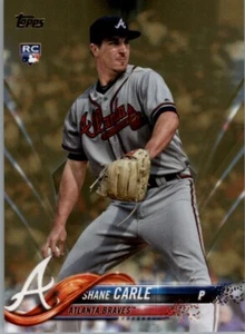 2018 Topps Update Gold Parallel #US286 Shane Carle /2018 Braves RC - Picture 1 of 1