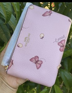 coach pink butterfly bolsa