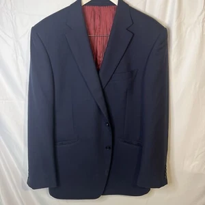 Marks & Spencer Sartorial Pure New Wool Navy Blazer Jacket Size 42R - Picture 1 of 2