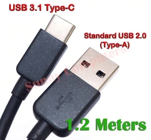 Original USB 3.1 Type-C Adapter Cable Data Power Charger Cord For HTC Desire 19S - Picture 1 of 2